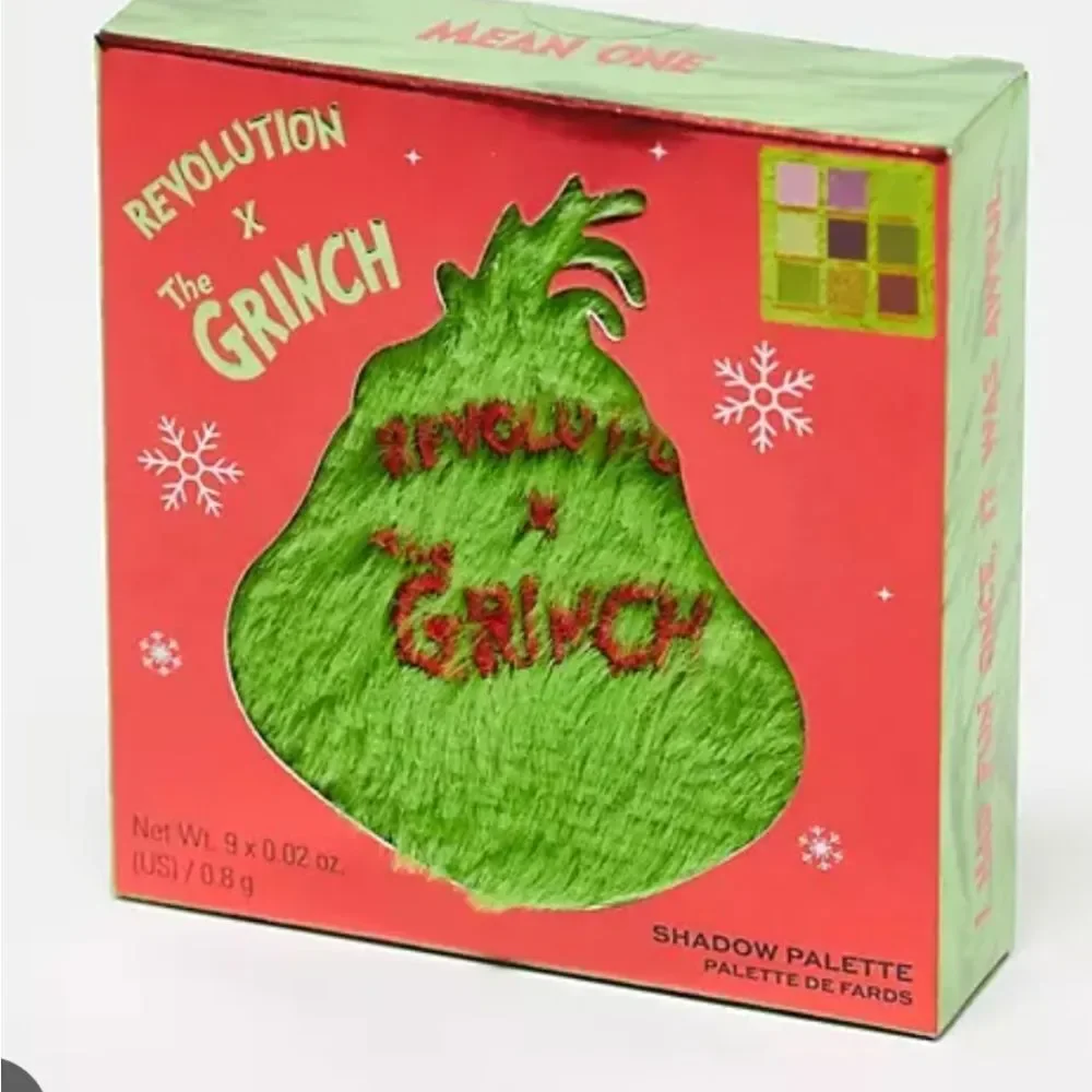 Revolution Beauty‎ X The Grinch Mean One Shadow Palette
